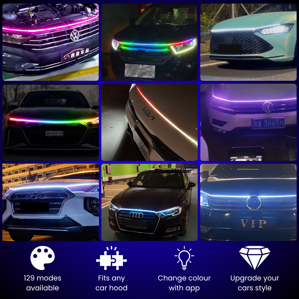 Hood Lights - Dynamic Car Hood Lights