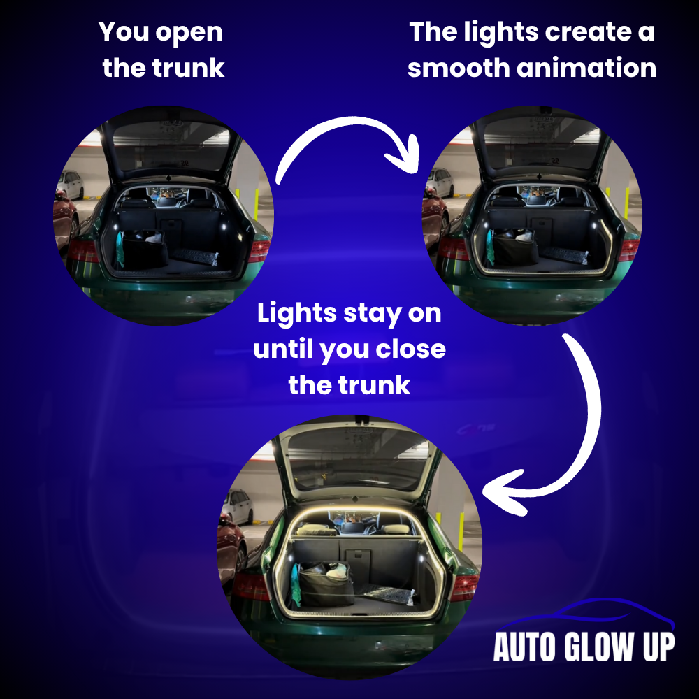Dynamic Car Trunk Lights - 13 ft/4m