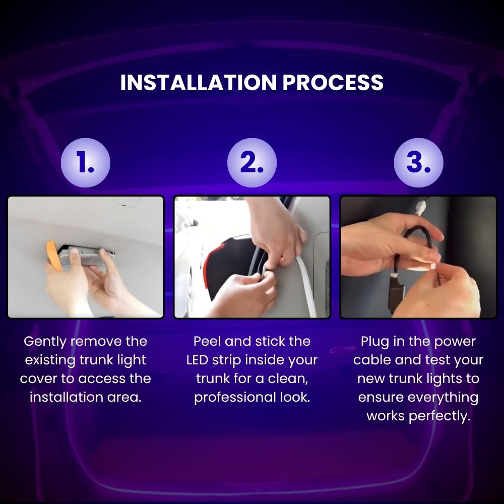 Dynamic Car Trunk Lights - 13 ft/4m