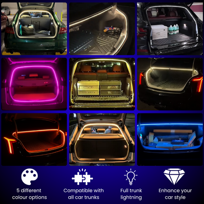 Dynamic Car Trunk Lights - 13 ft/4m